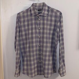 MARCUS Men’s Striped Button Down Shirt Size M